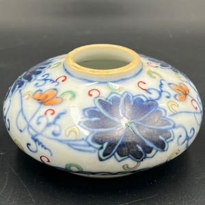 Chinese Qing Guangxu Doucai Water Drops